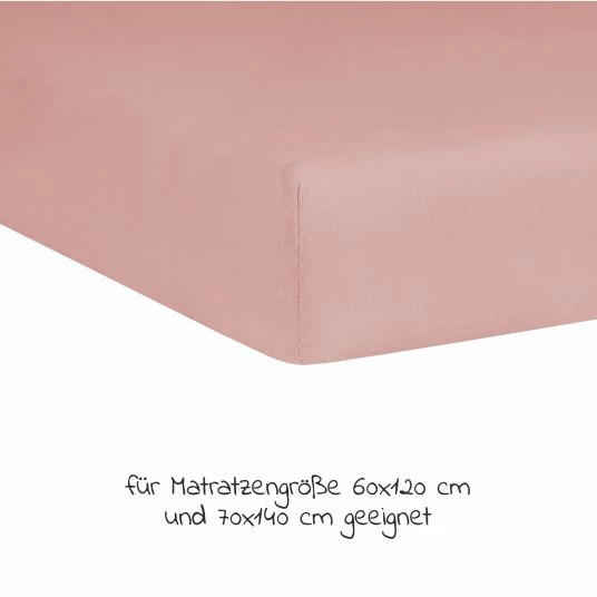 Hot Sale 😍 Julius Zöllner Spannbetttuch für Kinderbett 60 x 120 / 70 x 140 cm - Blush 🎉 2 Hot Sale 😍 Julius Zöllner Spannbetttuch für Kinderbett 60 x 120 / 70 x 140 cm - Blush 🎉 - Image 2