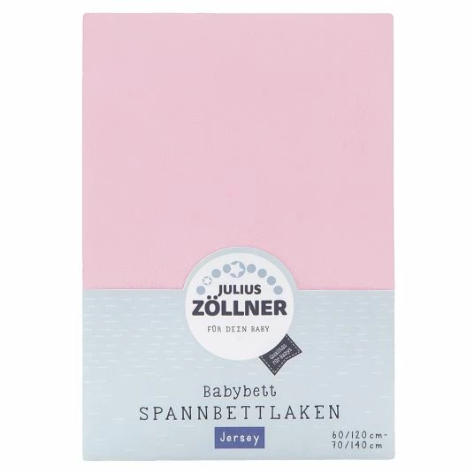 Deals 👏 Julius Zöllner fitted sheet for cot 60 x 120 / 70 x 140 cm - pink ✨ 1 Deals 👏 Julius Zöllner fitted sheet for cot 60 x 120 / 70 x 140 cm - pink ✨