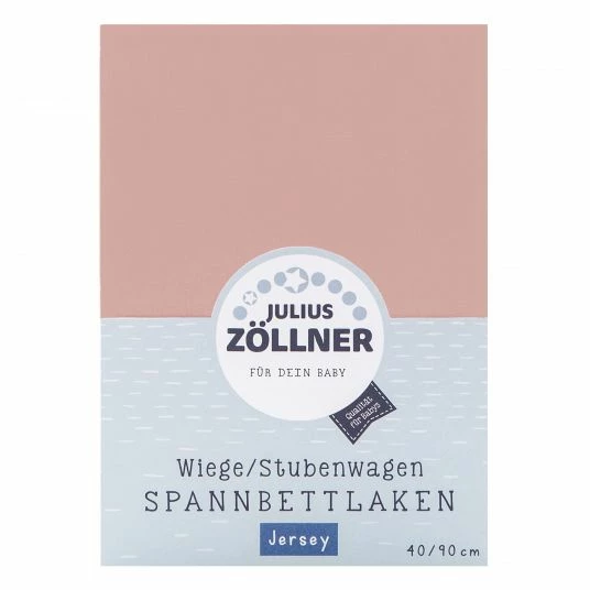 Budget ✨ Julius Zöllner Spannbetttuch für kleine Matratzen 40 x 90 cm - Blush ❤️ 1 Budget ✨ Julius Zöllner Spannbetttuch für kleine Matratzen 40 x 90 cm - Blush ❤️
