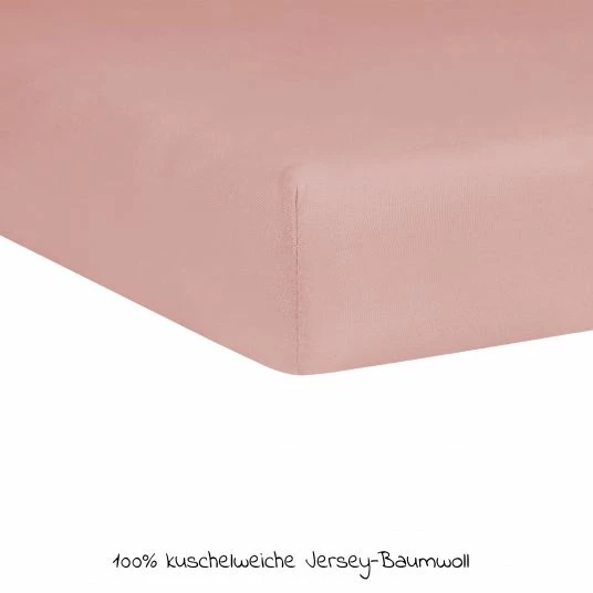 Budget ✨ Julius Zöllner Spannbetttuch für kleine Matratzen 40 x 90 cm - Blush ❤️ 2 Budget ✨ Julius Zöllner Spannbetttuch für kleine Matratzen 40 x 90 cm - Blush ❤️ - Image 2