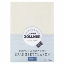 Flash Sale 🔥 Julius Zöllner Fitted sheet for small mattresses 40 x 90 cm - Ecru 😍