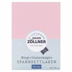 Hot Sale 🧨 Julius Zöllner fitted sheet for small mattresses 40 x 90 cm - pink 🎁