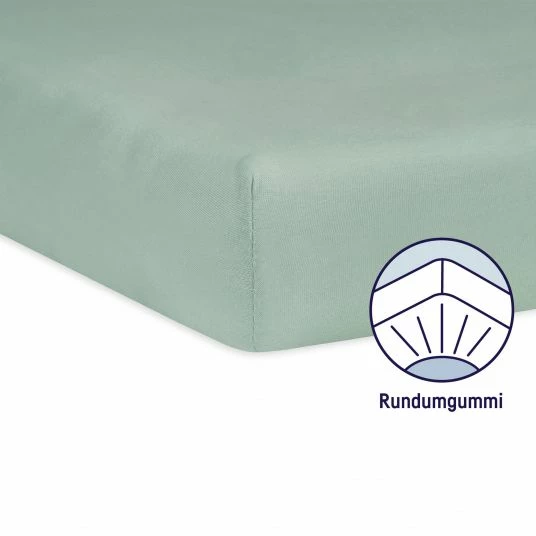 Hot Sale 😀 Julius Zöllner Spannbetttuch für kleine Matratzen 40 x 90 cm - Salbei 🤩 3 Hot Sale 😀 Julius Zöllner Spannbetttuch für kleine Matratzen 40 x 90 cm - Salbei 🤩 - Image 3
