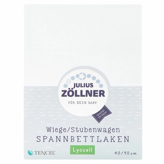Best deal 🧨 Julius Zöllner fitted sheet Tencel for small mattresses 40 x 90 cm - white 🌟 1 Best deal 🧨 Julius Zöllner fitted sheet Tencel for small mattresses 40 x 90 cm - white 🌟