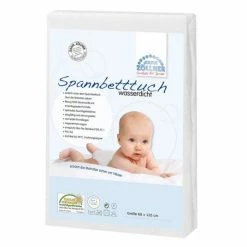 Cheap 😍 Julius Zöllner fitted sheet waterproof 60 x 120 cm - white 🛒