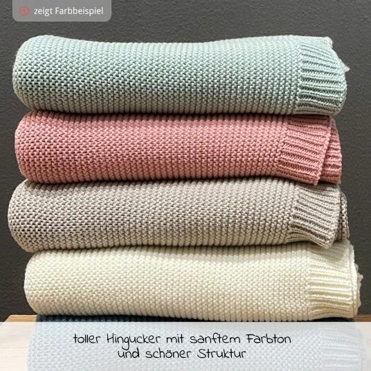 Hot Sale π― Kaiser Babydecke Knitt Blanket in Strickoptik 75 x 100 cm - Birdal Rose - Collection 2022 π 3 Hot Sale π― Kaiser Babydecke Knitt Blanket in Strickoptik 75 x 100 cm - Birdal Rose - Collection 2022 π - Image 3
