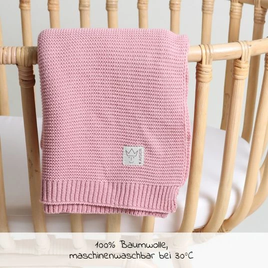 Hot Sale π― Kaiser Babydecke Knitt Blanket in Strickoptik 75 x 100 cm - Birdal Rose - Collection 2022 π 6 Hot Sale π― Kaiser Babydecke Knitt Blanket in Strickoptik 75 x 100 cm - Birdal Rose - Collection 2022 π - Image 6