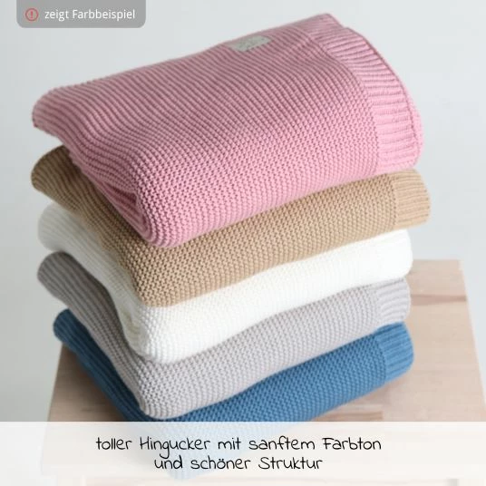 Flash Sale ⌛ Kaiser Babydecke Knitt Blanket in Strickoptik 75 x 100 cm - Light Grey - Collection 2022 ❤️ 3 Flash Sale ⌛ Kaiser Babydecke Knitt Blanket in Strickoptik 75 x 100 cm - Light Grey - Collection 2022 ❤️ - Image 3