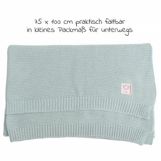 Budget π Kaiser Babydecke Knitt Blanket in Strickoptik 75 x 100 cm - Slit Green - Collection 2022 π 4 Budget π Kaiser Babydecke Knitt Blanket in Strickoptik 75 x 100 cm - Slit Green - Collection 2022 π - Image 4