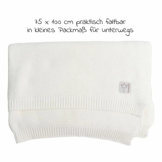 Buy π₯ Kaiser Babydecke Knitt Blanket in Strickoptik 75 x 100 cm - Vanille Ice - Collection 2022 π 4 Buy π₯ Kaiser Babydecke Knitt Blanket in Strickoptik 75 x 100 cm - Vanille Ice - Collection 2022 π - Image 4