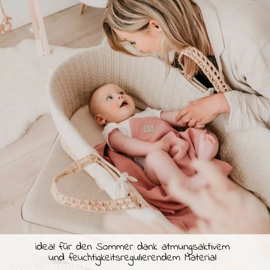 Brand new ✔️ Kaiser Babydecke Muslin 🌞 Summer Blanket 75 x 100 cm - Birdal Rose - Collection 2022 🥰 2 Brand new ✔️ Kaiser Babydecke Muslin 🌞 Summer Blanket 75 x 100 cm - Birdal Rose - Collection 2022 🥰 - Image 2