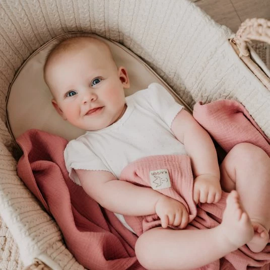 Brand new ✔️ Kaiser Babydecke Muslin 🌞 Summer Blanket 75 x 100 cm - Birdal Rose - Collection 2022 🥰 6 Brand new ✔️ Kaiser Babydecke Muslin 🌞 Summer Blanket 75 x 100 cm - Birdal Rose - Collection 2022 🥰 - Image 6