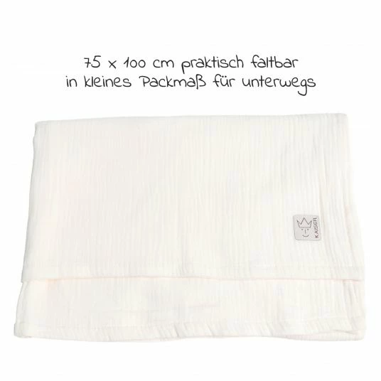 Buy ❤️ Kaiser Babydecke Muslin ☀️ Summer Blanket 75 x 100 cm - Vanille Ice - Collection 2022 😀 4 Buy ❤️ Kaiser Babydecke Muslin ☀️ Summer Blanket 75 x 100 cm - Vanille Ice - Collection 2022 😀 - Image 4