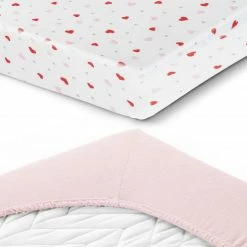 Outlet 👍 LaLoona 2er Pack Spannbettuch für Kinderbett 60 x 120 / 70 x 140 cm - Herzen - Rosa 😀 11 Outlet 👍 LaLoona 2er Pack Spannbettuch für Kinderbett 60 x 120 / 70 x 140 cm - Herzen - Rosa 😀 -Live & Sleep Sales laloona 2er pack spannbetttuch fur kinderbett 60 x 120 70 x 140 cm rosa herzen 565992 d5