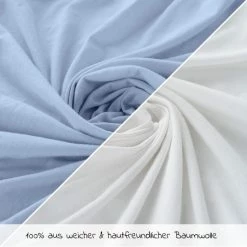 Best deal 😀 LaLoona 2er Pack Spannbettuch für Kinderbett 60 x 120 / 70 x 140 cm - Weiß Hellblau 💯 9 Best deal 😀 LaLoona 2er Pack Spannbettuch für Kinderbett 60 x 120 / 70 x 140 cm - Weiß Hellblau 💯 -Live & Sleep Sales laloona 2er pack spannbetttuch fur kinderbett 60 x 120 70 x 140 cm weiss hellblau 565980 d3