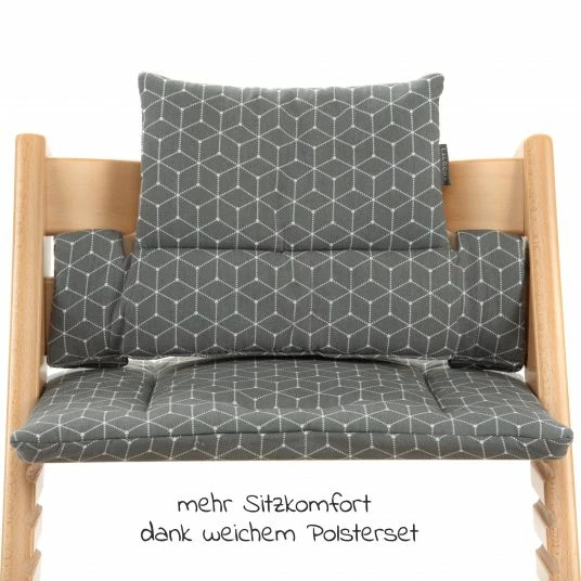 Best deal π LaLoona Hochstuhl Sitzkissen - Grau π 2 Best deal π LaLoona Hochstuhl Sitzkissen - Grau π - Image 2