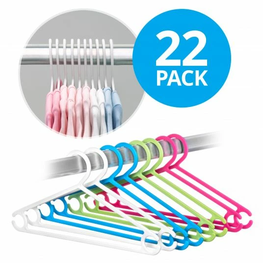 Brand new 🥰 LaLoona Kleiderbügel für Babys und Kinder (22 Stück) - Bunt 🤩 1 Brand new 🥰 LaLoona Kleiderbügel für Babys und Kinder (22 Stück) - Bunt 🤩