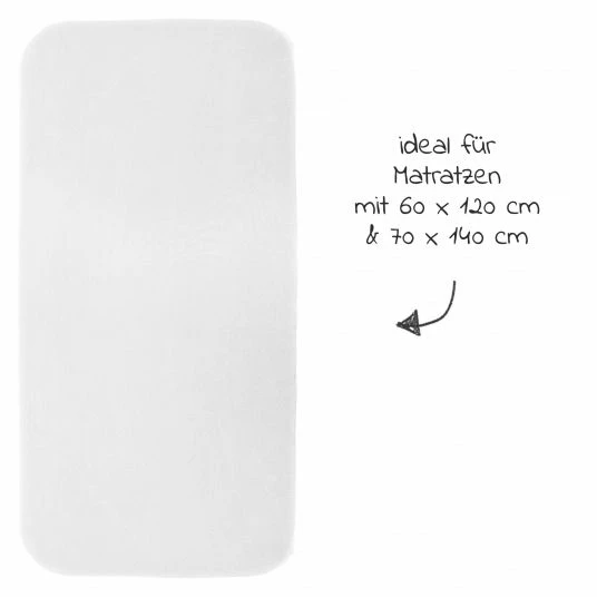 Hot Sale 😀 LaLoona Spannbettlaken 2er Pack für Matratzengröße 60x120 cm und 70x140 cm - Weiß 🌟 2 Hot Sale 😀 LaLoona Spannbettlaken 2er Pack für Matratzengröße 60x120 cm und 70x140 cm - Weiß 🌟 - Image 2