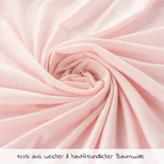 Outlet ✨ LaLoona Spannbetttuch 2er Pack für kleine Matratzen 40 x 90 cm - Rosa 🤩 3 Outlet ✨ LaLoona Spannbetttuch 2er Pack für kleine Matratzen 40 x 90 cm - Rosa 🤩 - Image 3