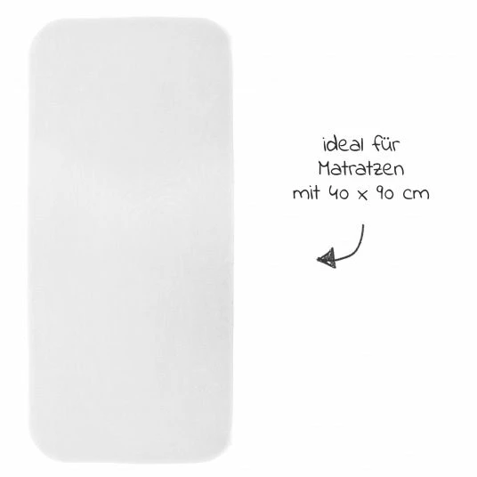 Cheap 😉 LaLoona Spannbetttuch 2er Pack für kleine Matratzen 40 x 90 cm - Weiß 🥰 2 Cheap 😉 LaLoona Spannbetttuch 2er Pack für kleine Matratzen 40 x 90 cm - Weiß 🥰 - Image 2