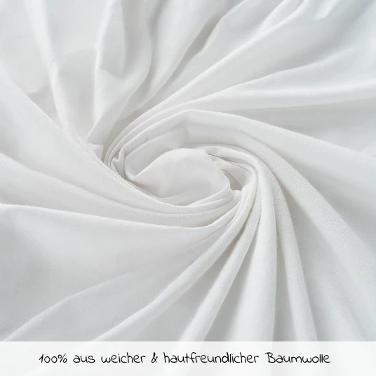 Cheap 😉 LaLoona Spannbetttuch 2er Pack für kleine Matratzen 40 x 90 cm - Weiß 🥰 3 Cheap 😉 LaLoona Spannbetttuch 2er Pack für kleine Matratzen 40 x 90 cm - Weiß 🥰 - Image 3