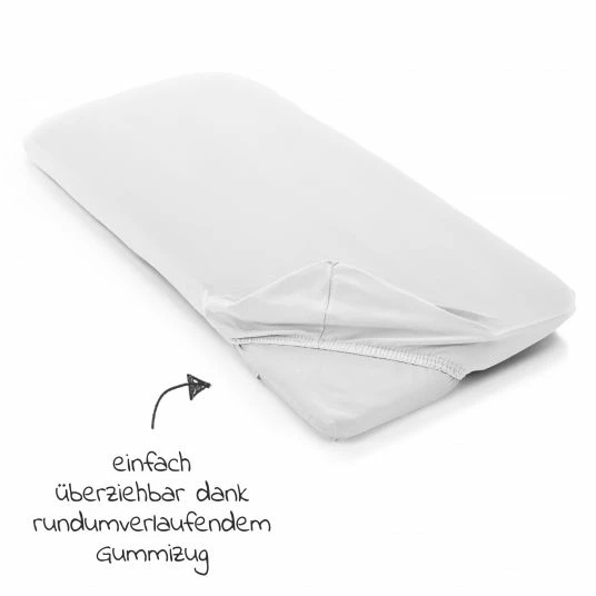 Cheap 😉 LaLoona Spannbetttuch 2er Pack für kleine Matratzen 40 x 90 cm - Weiß 🥰 4 Cheap 😉 LaLoona Spannbetttuch 2er Pack für kleine Matratzen 40 x 90 cm - Weiß 🥰 - Image 4