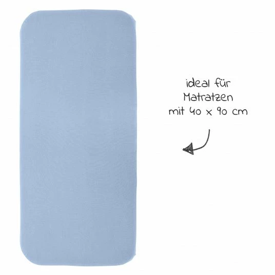 Best Sale ⌛ LaLoona Spannbetttuch für kleine Matratzen 40 x 90 cm - Hellblau 🧨 2 Best Sale ⌛ LaLoona Spannbetttuch für kleine Matratzen 40 x 90 cm - Hellblau 🧨 - Image 2
