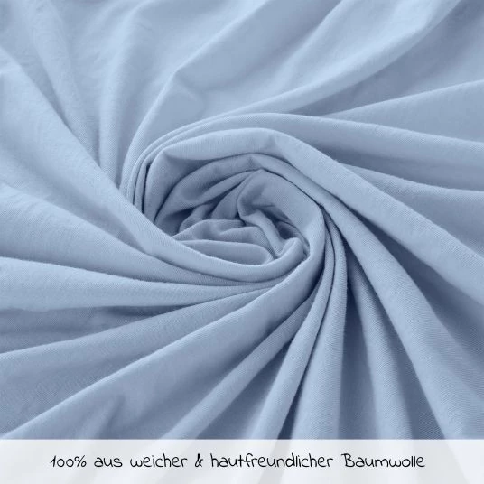 Best Sale ⌛ LaLoona Spannbetttuch für kleine Matratzen 40 x 90 cm - Hellblau 🧨 3 Best Sale ⌛ LaLoona Spannbetttuch für kleine Matratzen 40 x 90 cm - Hellblau 🧨 - Image 3