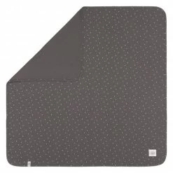 Budget ๐ Lรคssig Babydecke Interlock Blanket 80 x 80 cm - Spots Anthracite โจ