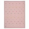 Best reviews of ⌛ Lässig Strick-Kuscheldecke aus Bio-Baumwolle 80 x 110 cm - Dots - Dusky Pink 🔔