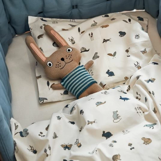 Wholesale 😍 Leander Bettwäsche aus Bio-Baumwolle 100 x 135 cm / 40 x 60 cm - Dusty Blue - Collection 2022 ✔️ 4 Wholesale 😍 Leander Bettwäsche aus Bio-Baumwolle 100 x 135 cm / 40 x 60 cm - Dusty Blue - Collection 2022 ✔️ - Image 4