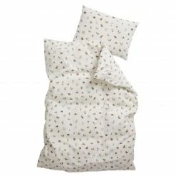 Promo 🛒 Leander Bettwäsche aus Bio-Baumwolle 100 x 135 cm / 40 x 60 cm - Dusty Cappuccino - Collection 2022 🎁