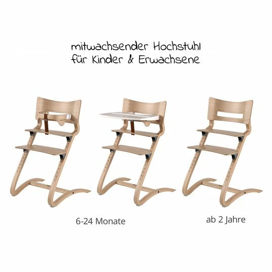 Hot Sale 😉 Leander Hochstuhl-Set 6-tlg. Classic inkl. Bügel, Tablett, Ledergurt, Sicherheitsgurt & Sitzkissen - Natur - Collection 2022 ⌛ 2 Hot Sale 😉 Leander Hochstuhl-Set 6-tlg. Classic inkl. Bügel, Tablett, Ledergurt, Sicherheitsgurt & Sitzkissen - Natur - Collection 2022 ⌛ - Image 2
