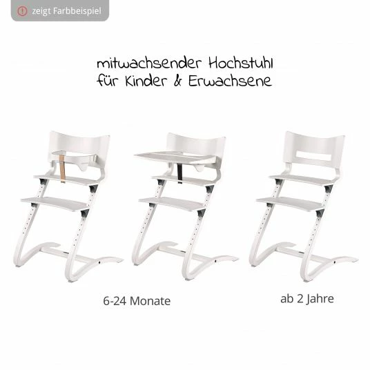 Flash Sale 👏 Leander Hochstuhl-Set 6-tlg. Classic inkl. Bügel, Tablett, Ledergurt, Sicherheitsgurt & Sitzkissen - Weiß - Collection 2022 😍 2 Flash Sale 👏 Leander Hochstuhl-Set 6-tlg. Classic inkl. Bügel, Tablett, Ledergurt, Sicherheitsgurt & Sitzkissen - Weiß - Collection 2022 😍 - Image 2