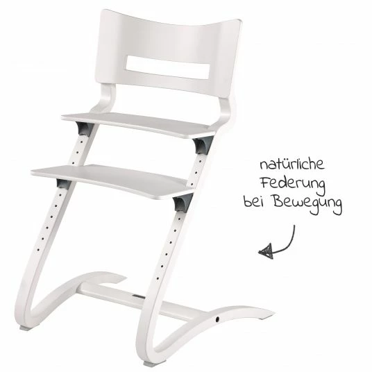 Flash Sale 👏 Leander Hochstuhl-Set 6-tlg. Classic inkl. Bügel, Tablett, Ledergurt, Sicherheitsgurt & Sitzkissen - Weiß - Collection 2022 😍 4 Flash Sale 👏 Leander Hochstuhl-Set 6-tlg. Classic inkl. Bügel, Tablett, Ledergurt, Sicherheitsgurt & Sitzkissen - Weiß - Collection 2022 😍 - Image 4