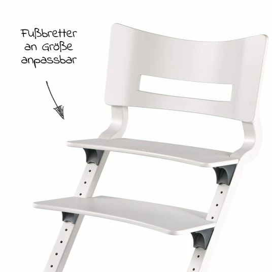 Flash Sale 👏 Leander Hochstuhl-Set 6-tlg. Classic inkl. Bügel, Tablett, Ledergurt, Sicherheitsgurt & Sitzkissen - Weiß - Collection 2022 😍 5 Flash Sale 👏 Leander Hochstuhl-Set 6-tlg. Classic inkl. Bügel, Tablett, Ledergurt, Sicherheitsgurt & Sitzkissen - Weiß - Collection 2022 😍 - Image 5