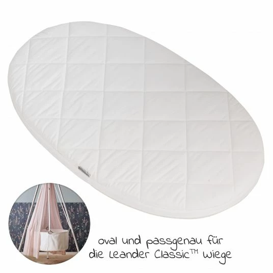Promo 🧨 Leander Matratze Comfort für Wiege Classic 79 x 49 cm - Weiß - Collection 2022 👏 4 Promo 🧨 Leander Matratze Comfort für Wiege Classic 79 x 49 cm - Weiß - Collection 2022 👏 - Image 4