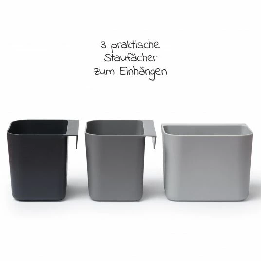 Outlet π Leander Organisationselemente 3 er Pack mit 1 langen Schiene - Dusty Grey - Collection 2022 β 2 Outlet π Leander Organisationselemente 3 er Pack mit 1 langen Schiene - Dusty Grey - Collection 2022 β - Image 2