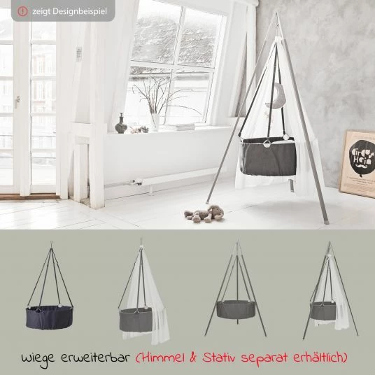 Buy 😍 Leander Wiege Classic inkl. Matratze & Deckenhaken - Grau - Collection 2022 🧨 6 Buy 😍 Leander Wiege Classic inkl. Matratze & Deckenhaken - Grau - Collection 2022 🧨 - Image 6