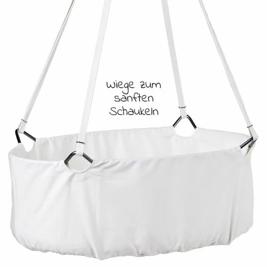 Deals 🧨 Leander Wiege Classic inkl. Matratze & Deckenhaken - Weiß - Collection 2022 🧨 2 Deals 🧨 Leander Wiege Classic inkl. Matratze & Deckenhaken - Weiß - Collection 2022 🧨 - Image 2