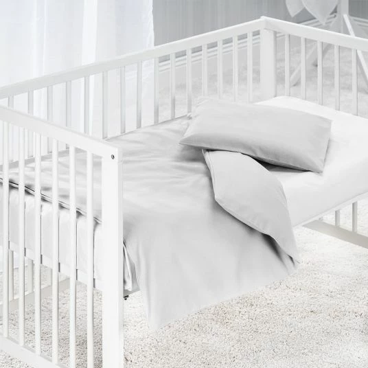 Top 10 🛒 Makian Bettwäsche 80 x 80 cm - Uni - Grau 👏 2 Top 10 🛒 Makian Bettwäsche 80 x 80 cm - Uni - Grau 👏 - Image 2