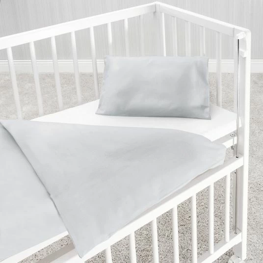 Top 10 🛒 Makian Bettwäsche 80 x 80 cm - Uni - Grau 👏 6 Top 10 🛒 Makian Bettwäsche 80 x 80 cm - Uni - Grau 👏 - Image 6