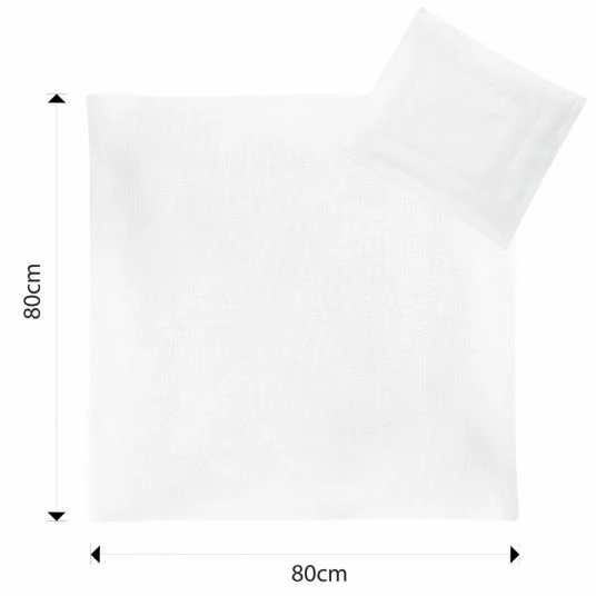 Best deal 🧨 Makian Bed linen 80 x 80 cm - Uni White 🥰 2 Best deal 🧨 Makian Bed linen 80 x 80 cm - Uni White 🥰 - Image 2