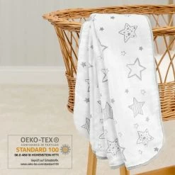 Cheap 𧨠Makian Cuddly blanket gauze 4-ply 120 x 120 cm - Crazy Stars - Grey White π 9 Cheap 𧨠Makian Cuddly blanket gauze 4-ply 120 x 120 cm - Crazy Stars - Grey White π -Live & Sleep Sales makian kuscheldecke mull 4 lagig 120 x 120 cm crazy stars grau weiss kebst d3