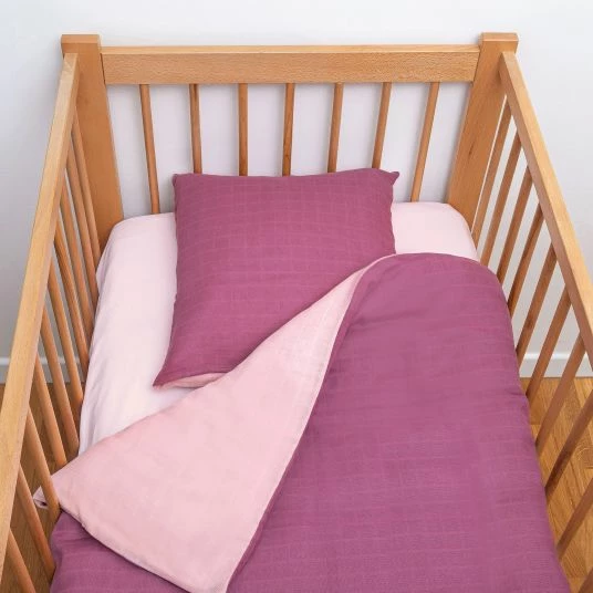 Coupon ✨ Makian Wende-Bettwäsche Mull 80 x 80 / 35 x 40 cm - Orchidee / Puder ❤️ 6 Coupon ✨ Makian Wende-Bettwäsche Mull 80 x 80 / 35 x 40 cm - Orchidee / Puder ❤️ - Image 6