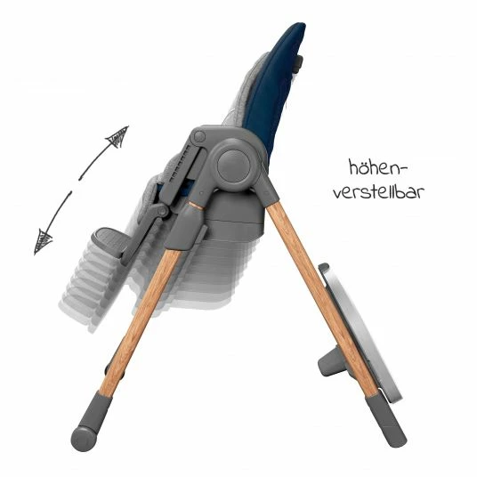 Coupon 🛒 Maxi-Cosi 6in1 Hochstuhl Minla mitwachsend ab Geburt-6 Jahre Hochstuhl, Babyliege mit Liegefunktion & Tablett - Essential Blue - Collection 2022 👏 6 Coupon 🛒 Maxi-Cosi 6in1 Hochstuhl Minla mitwachsend ab Geburt-6 Jahre Hochstuhl, Babyliege mit Liegefunktion & Tablett - Essential Blue - Collection 2022 👏 - Image 6