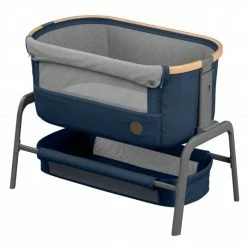 Hot Sale โ๏ธ Maxi-Cosi Beistellbett Iora klappbar, inkl. Matratze & Reisetasche - Essential Blue - Collection 2022 ๐