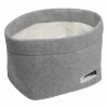 Outlet 😉 Meyco Aufbewahrungskorb Large 26 x 19 x 16 cm - Knit Basic - Grau 🥰