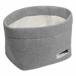 Outlet π Meyco Aufbewahrungskorb Large 26 x 19 x 16 cm - Knit Basic - Grau π₯°