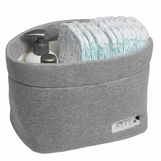 Outlet π Meyco Aufbewahrungskorb Large 26 x 19 x 16 cm - Knit Basic - Grau π₯° 2 Outlet π Meyco Aufbewahrungskorb Large 26 x 19 x 16 cm - Knit Basic - Grau π₯° - Image 2